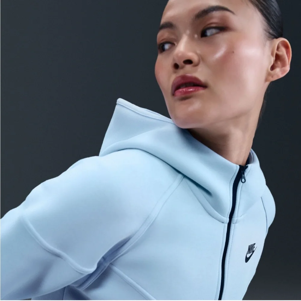 NWT Women's Nike SPTCAS Sportswear Tech Fleece Windrunner Full Zip Hoodie XS - Picture 5 of 10